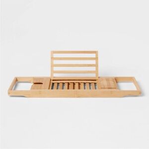 BRIGHTROOM NEW bamboo bathtub caddy